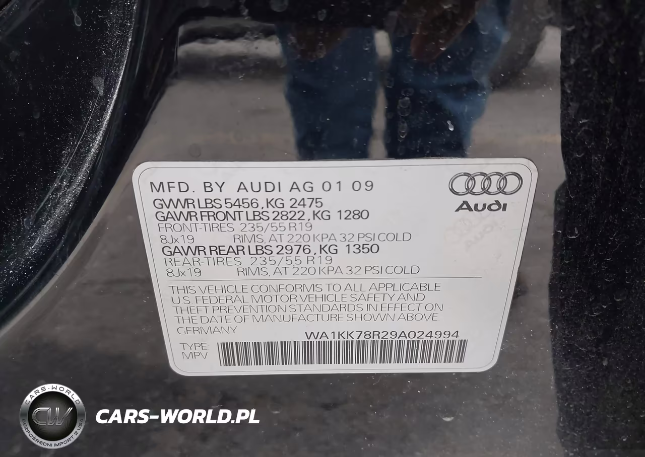 2009 Audi Q5 3.2 Premium VIN:WA1KK78R29A024994 - 9