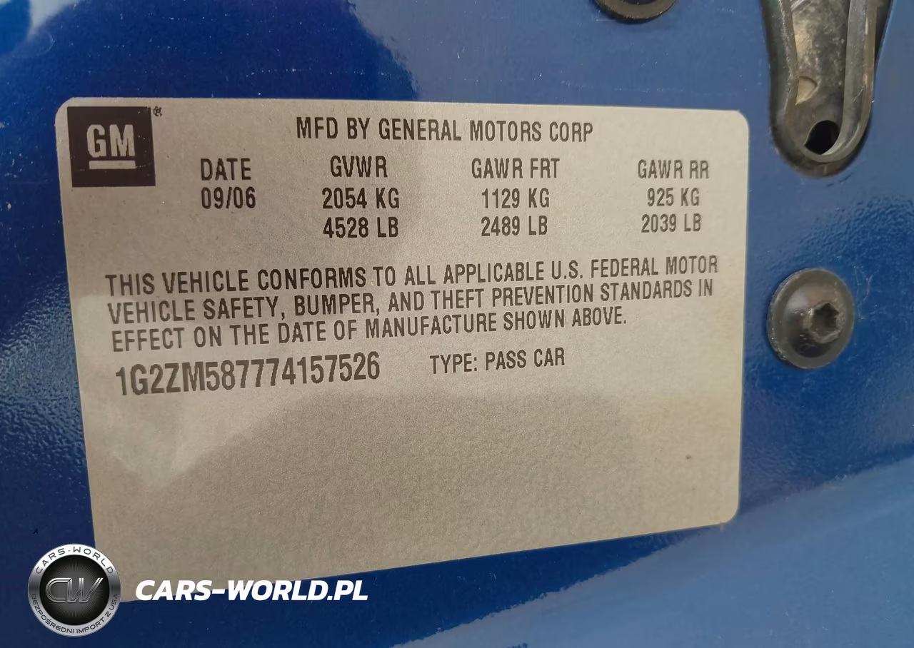 2007 Pontiac G6 Gtp VIN:1G2ZM587774157526 - 9