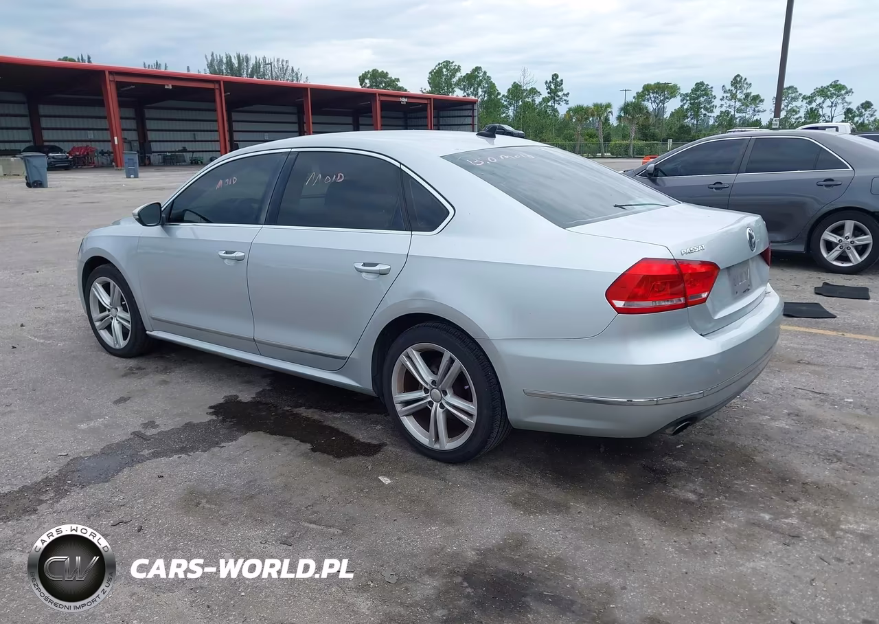 2012 Volkswagen Passat 3.6L V6 Sel Premium VIN:1VWCM7A35CC021378 - 3