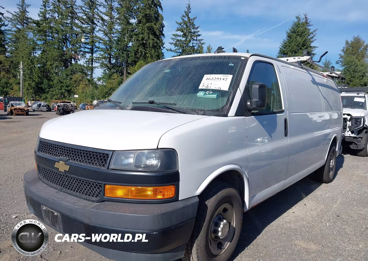 2021 Chevrolet Express Cargo Rwd 2500 Extended Wheelbase Wt VIN:1GCWGBF71M1166825 - 2