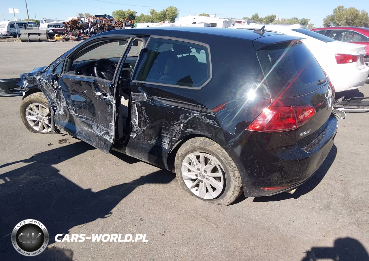2015 Volkswagen Golf Tsi S 2-Door VIN:3VW917AU6FM077666 - 3
