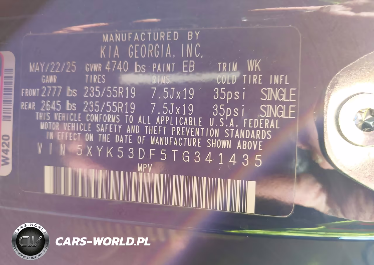 2026 Kia Sportage Sx-Prestige VIN:5XYK53DF5TG341435 - 9
