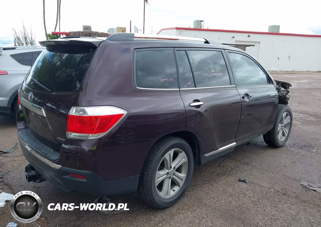 2012 Toyota Highlander Limited V6 VIN:5TDDK3EH9CS169625 - 4