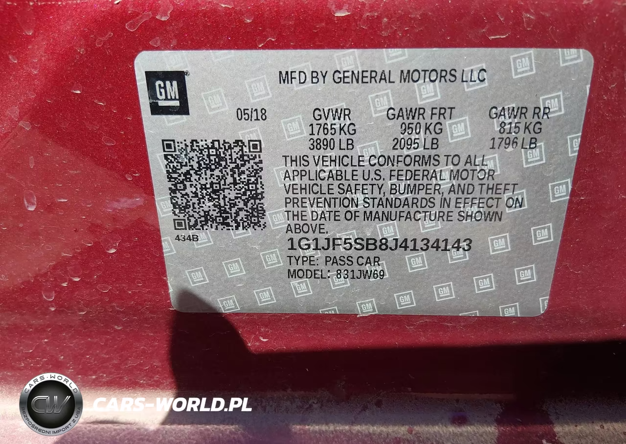 2018 Chevrolet Sonic Premier Auto VIN:1G1JF5SB8J4134143 - 9