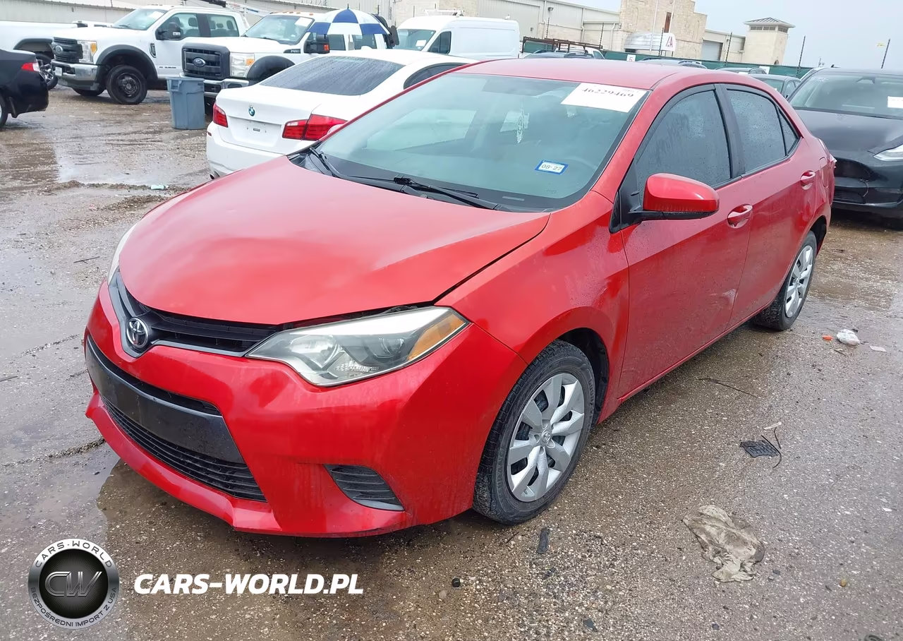 2016 Toyota Corolla Le VIN:5YFBURHE9GP411897 - 2