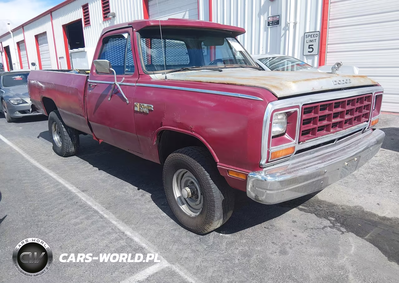 1985 Dodge W-Series W100-W150