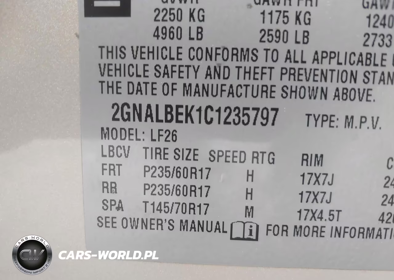 2012 Chevrolet Equinox Ls VIN:2GNALBEK1C1235797 - 9