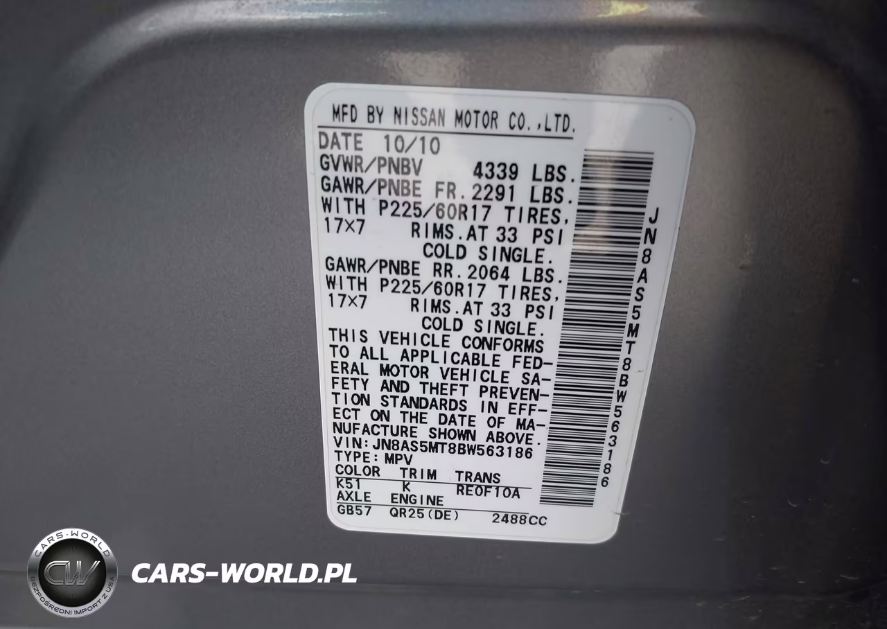 2011 Nissan Rogue Sv VIN:JN8AS5MT8BW563186 - 9