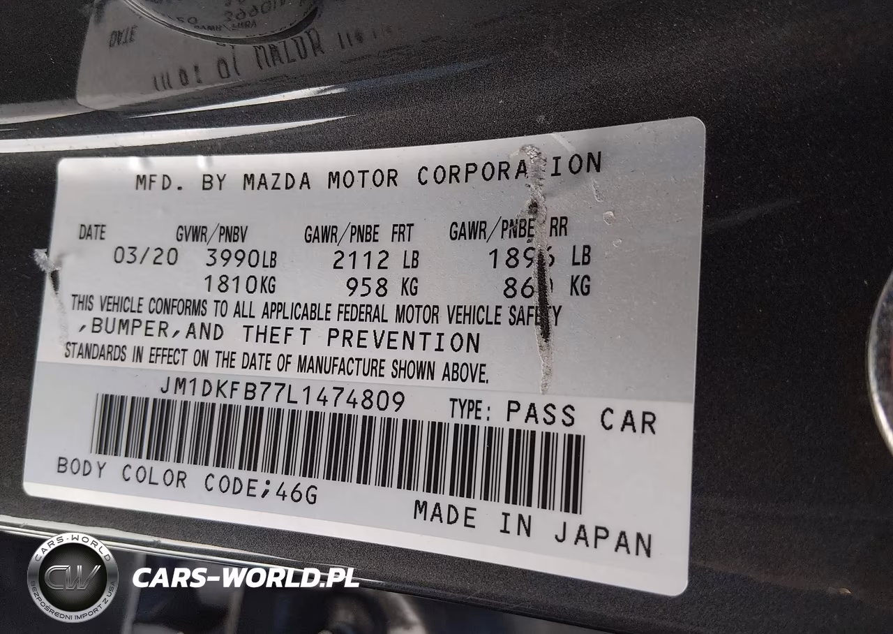 2020 Mazda Cx-3 Sport VIN:JM1DKFB77L1474809 - 9