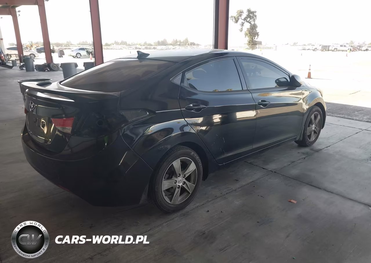 2013 Hyundai Elantra Gls VIN:KMHDH4AE9DU954736 - 4