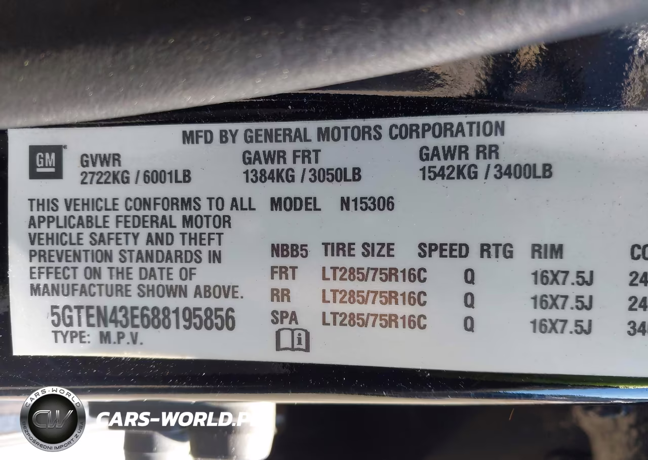 2008 Hummer H3 Suv VIN:5GTEN43E688195856 - 9