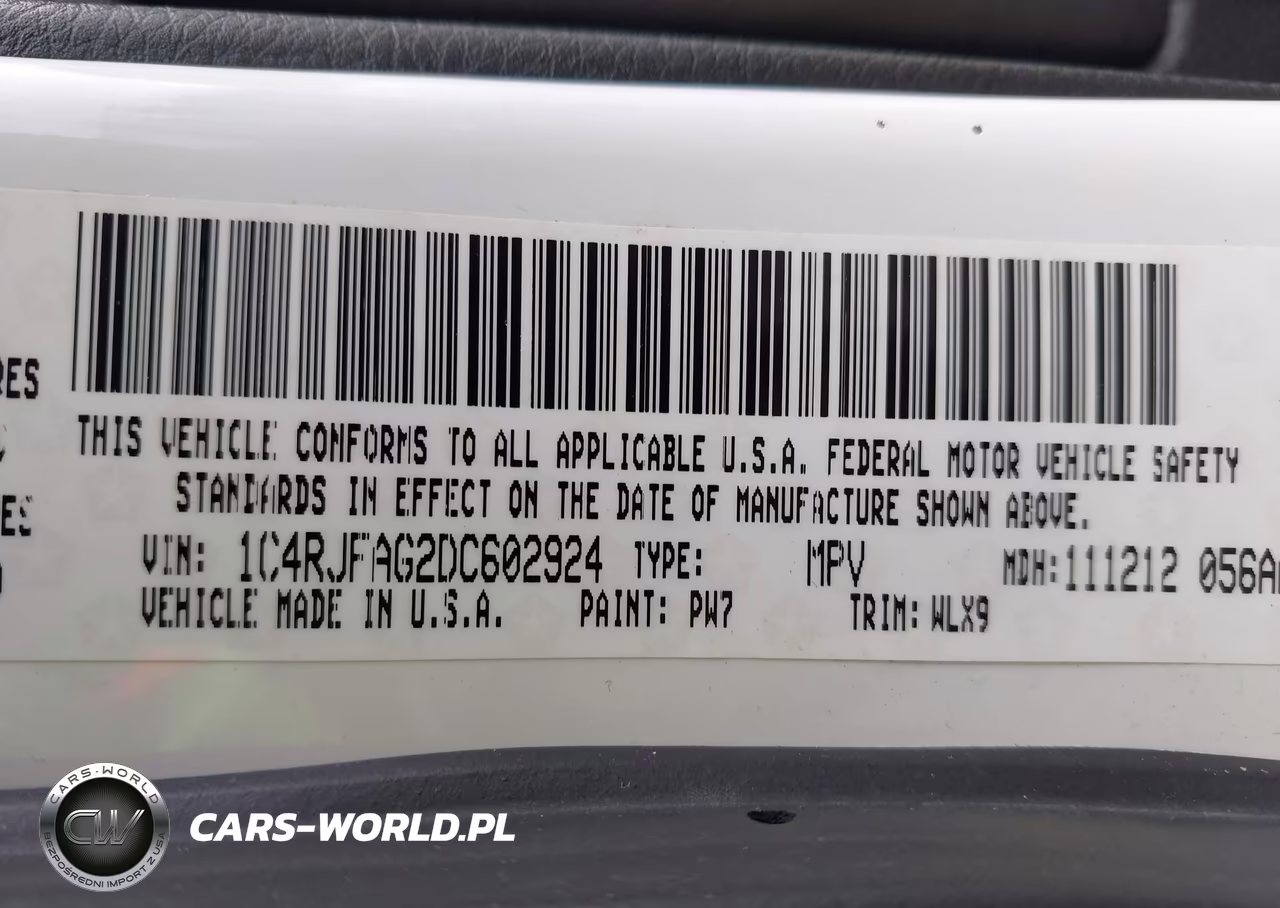 2013 Jeep Grand Cherokee Laredo Trailhawk VIN:1C4RJFAG2DC602924 - 9