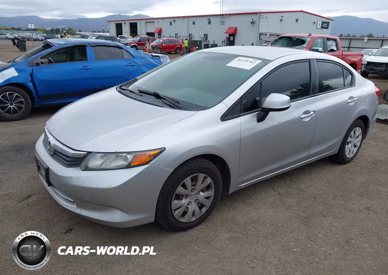 2012 Honda Civic Lx VIN:2HGFB2F57CH520944 - 2