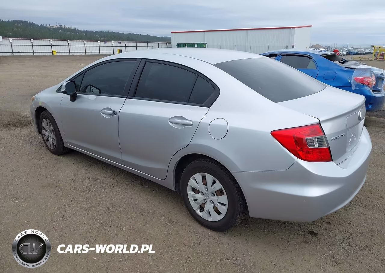 2012 Honda Civic Lx VIN:2HGFB2F57CH520944 - 3