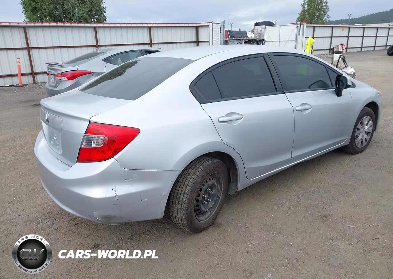 2012 Honda Civic Lx VIN:2HGFB2F57CH520944 - 4