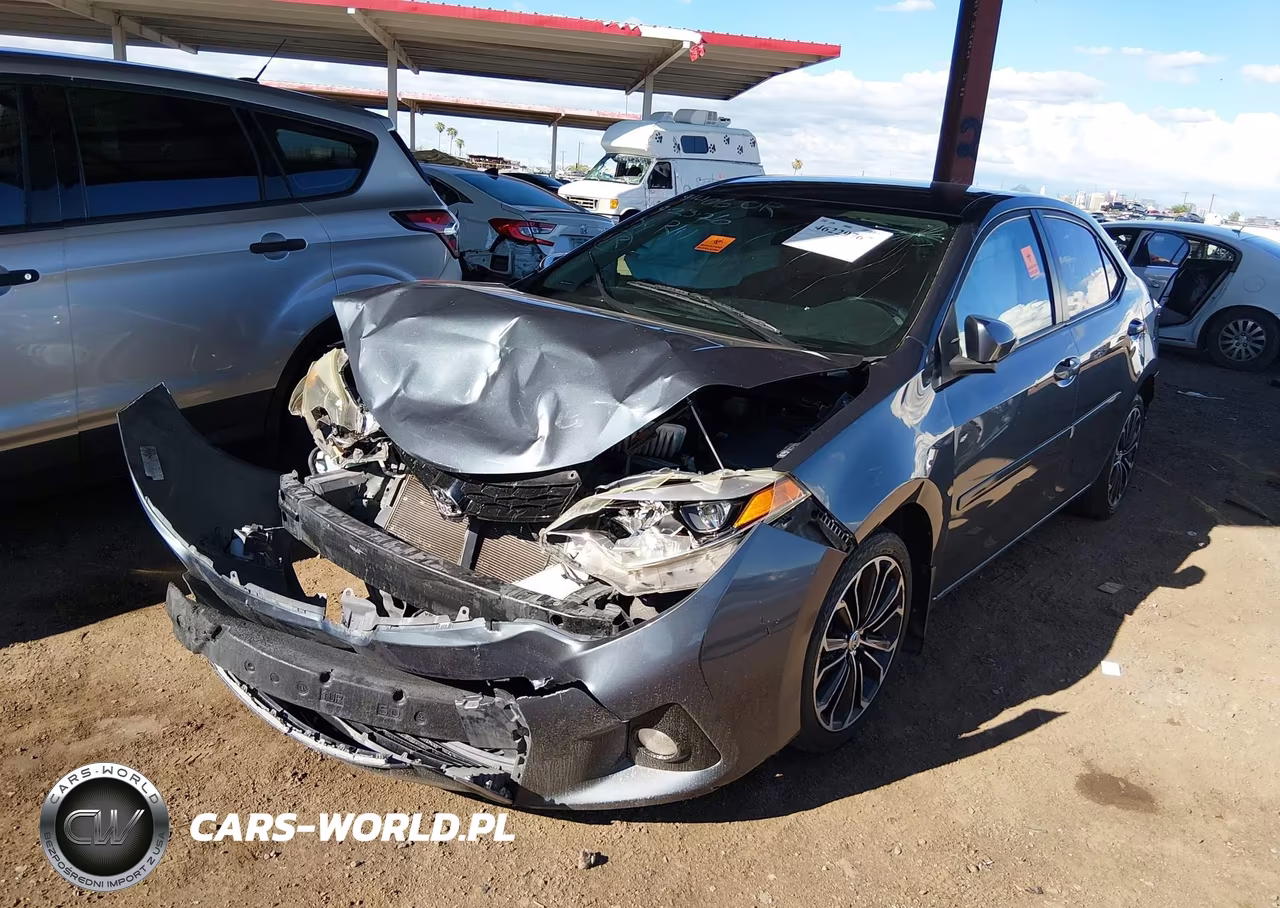 2015 Toyota Corolla S Plus VIN:2T1BURHE2FC386114 - 2