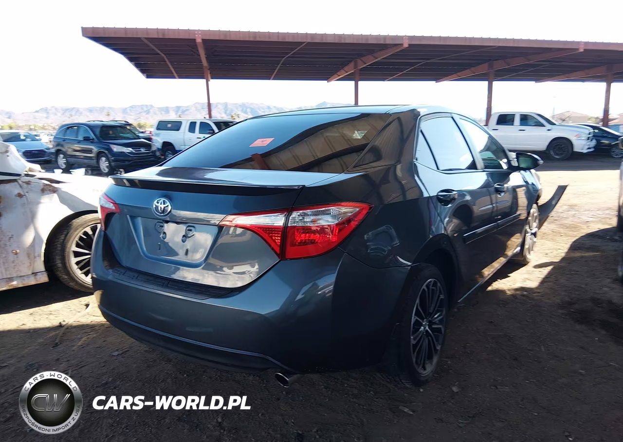 2015 Toyota Corolla S Plus VIN:2T1BURHE2FC386114 - 4