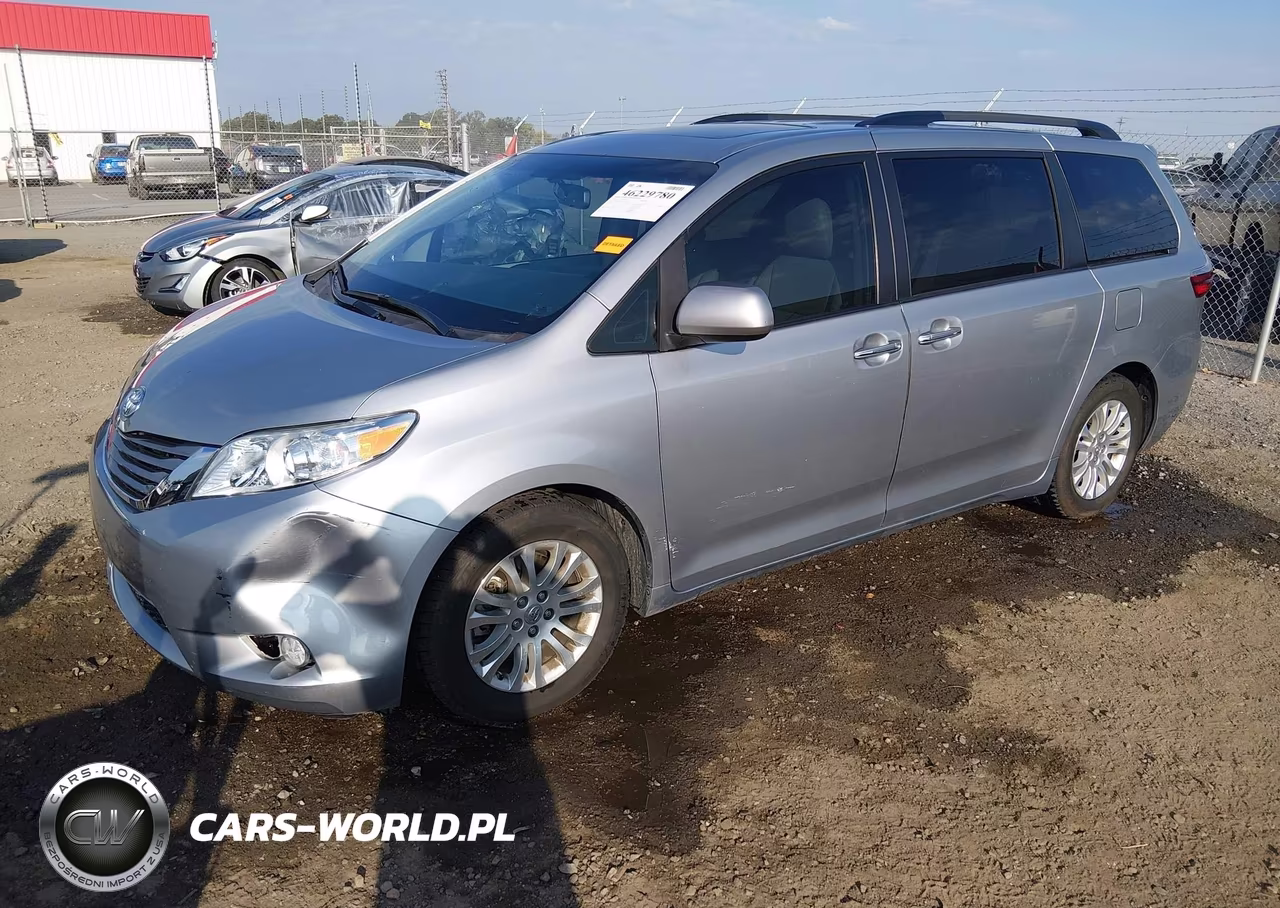 2016 Toyota Sienna Xle 8 Passenger VIN:5TDYK3DC7GS740994 - 2