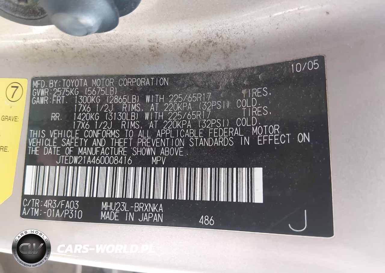2006 Toyota Highlander Hybrid V6 VIN:JTEDW21A460008416 - 9