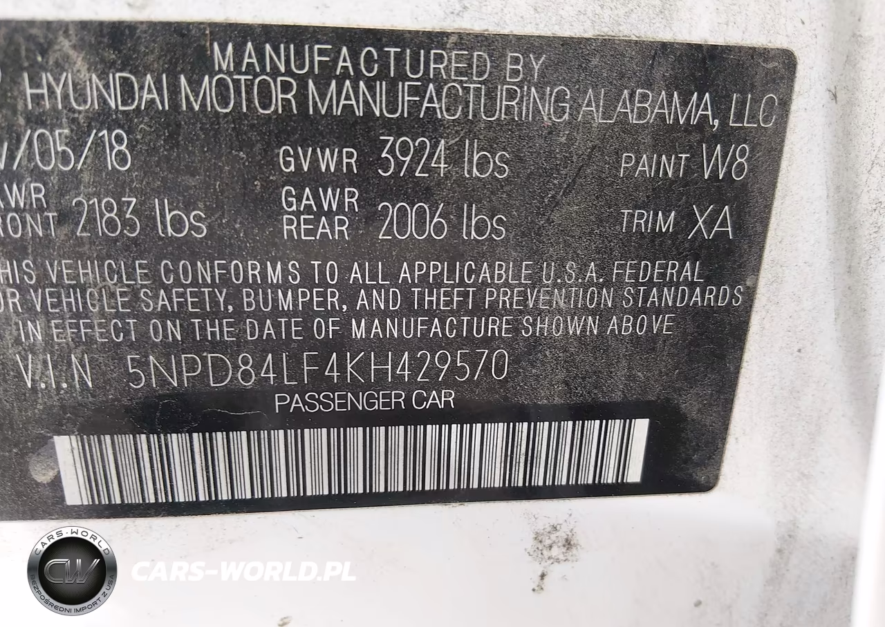 2019 Hyundai Elantra Sel VIN:5NPD84LF4KH429570 - 9