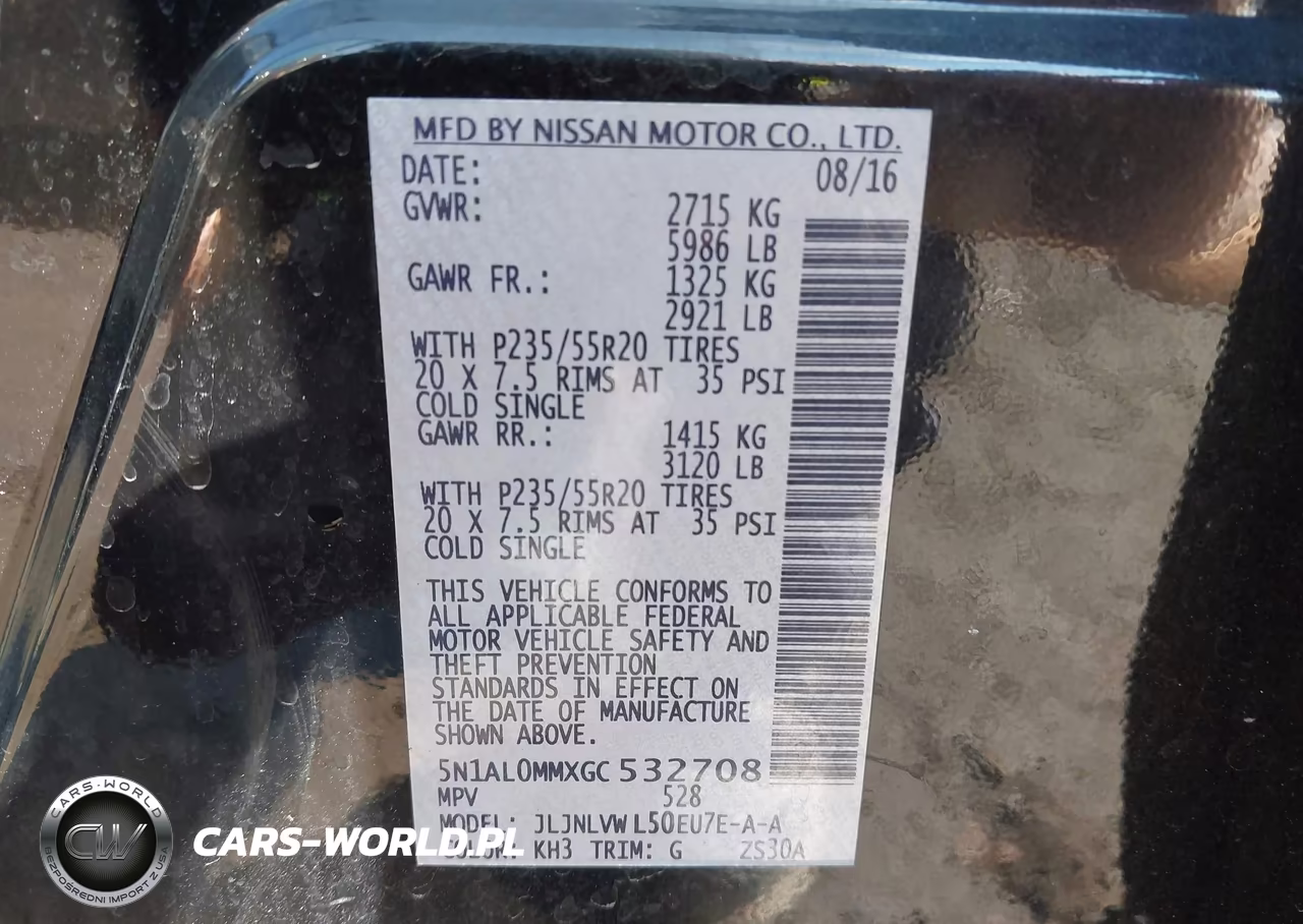 2016 Infiniti Qx60 VIN:5N1AL0MMXGC532708 - 9