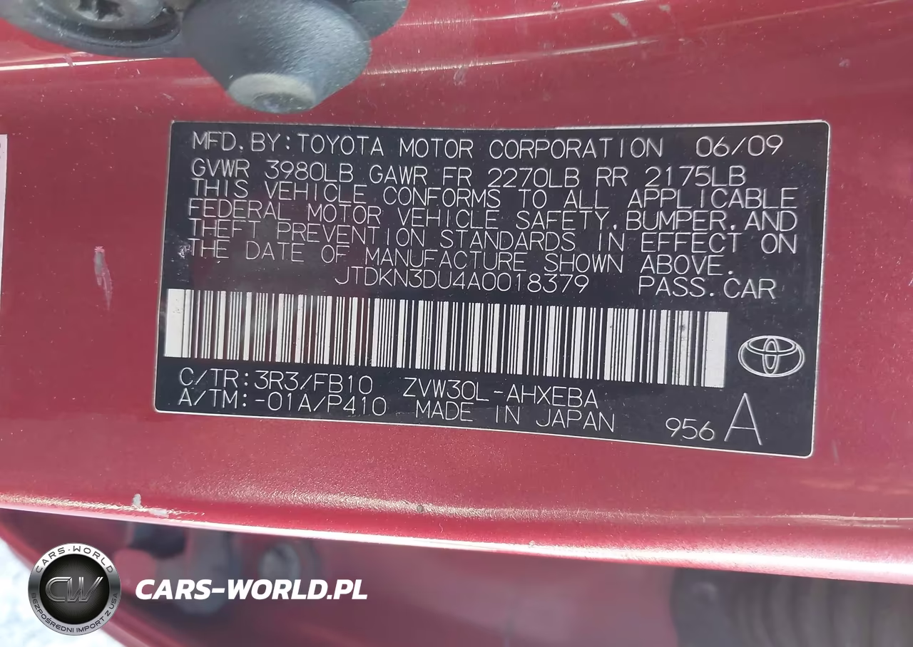 2010 Toyota Prius Ii VIN:JTDKN3DU4A0018379 - 9