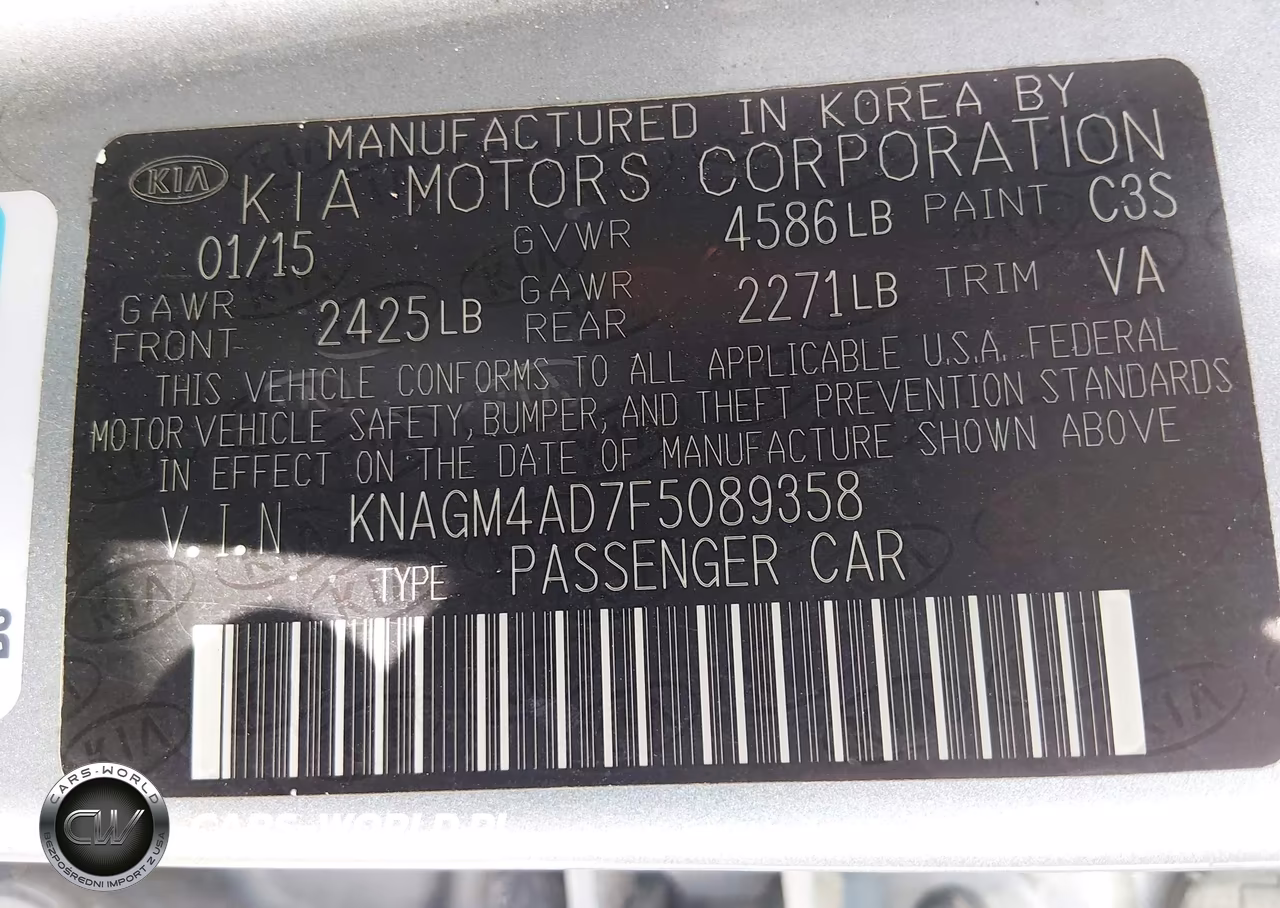 2015 Kia Optima Hybrid VIN:KNAGM4AD7F5089358 - 9