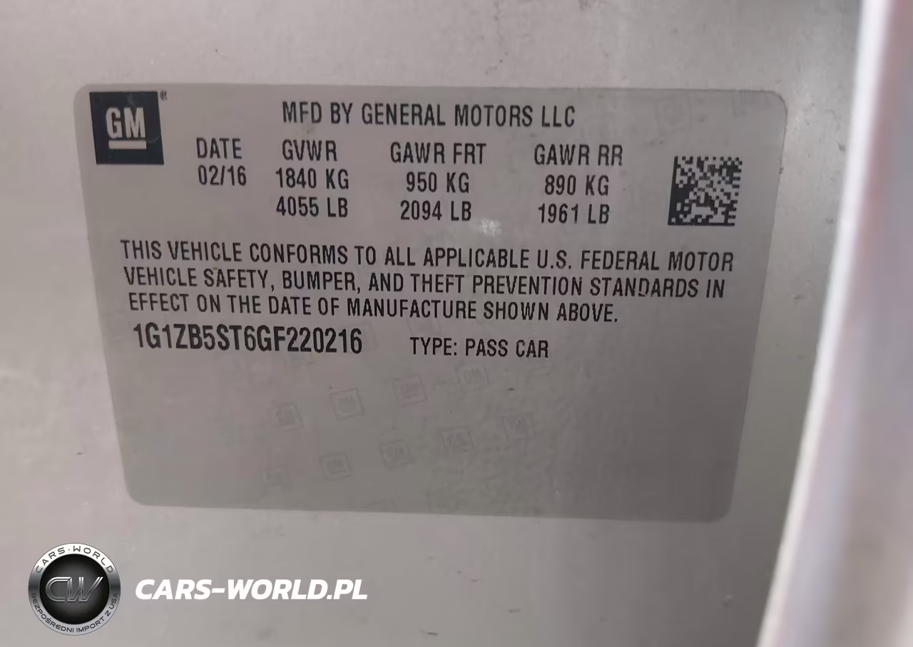2016 Chevrolet Malibu Ls VIN:1G1ZB5ST6GF220216 - 9