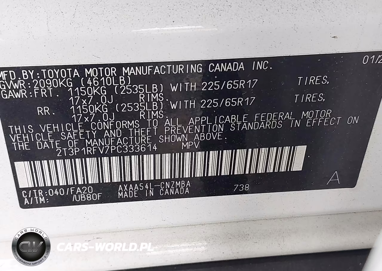 2023 Toyota Rav4 Xle VIN:2T3P1RFV7PC333614 - 9