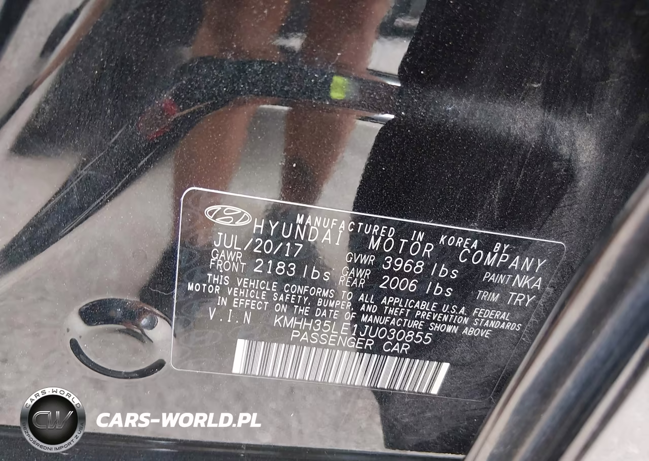 2018 Hyundai Elantra Gt VIN:KMHH35LE1JU030855 - 9