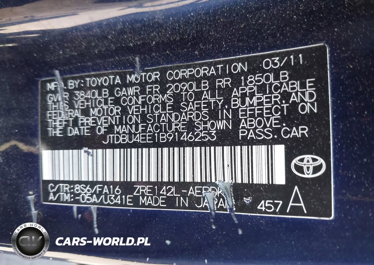 2011 Toyota Corolla VIN:JTDBU4EE1B9146253 - 9