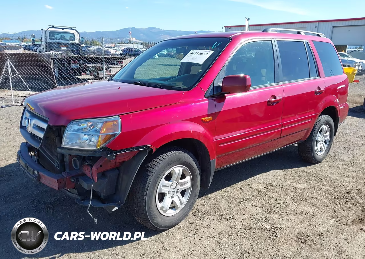 2006 Honda Pilot Ex VIN:2HKYF184X6H530857 - 2