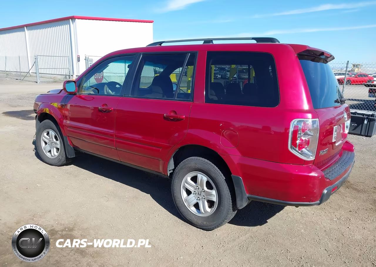 2006 Honda Pilot Ex VIN:2HKYF184X6H530857 - 3