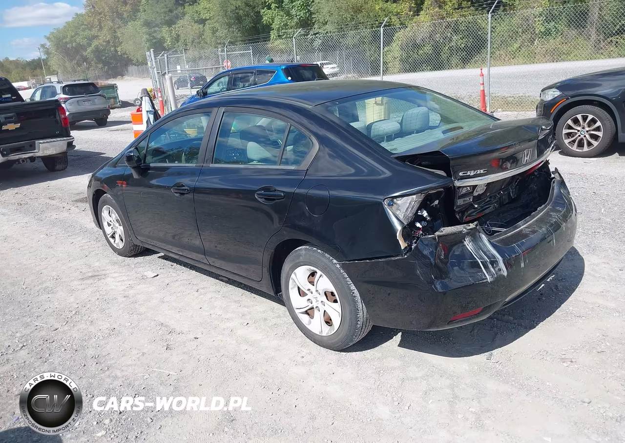 2014 Honda Civic Lx VIN:2HGFB2F53EH509684 - 3