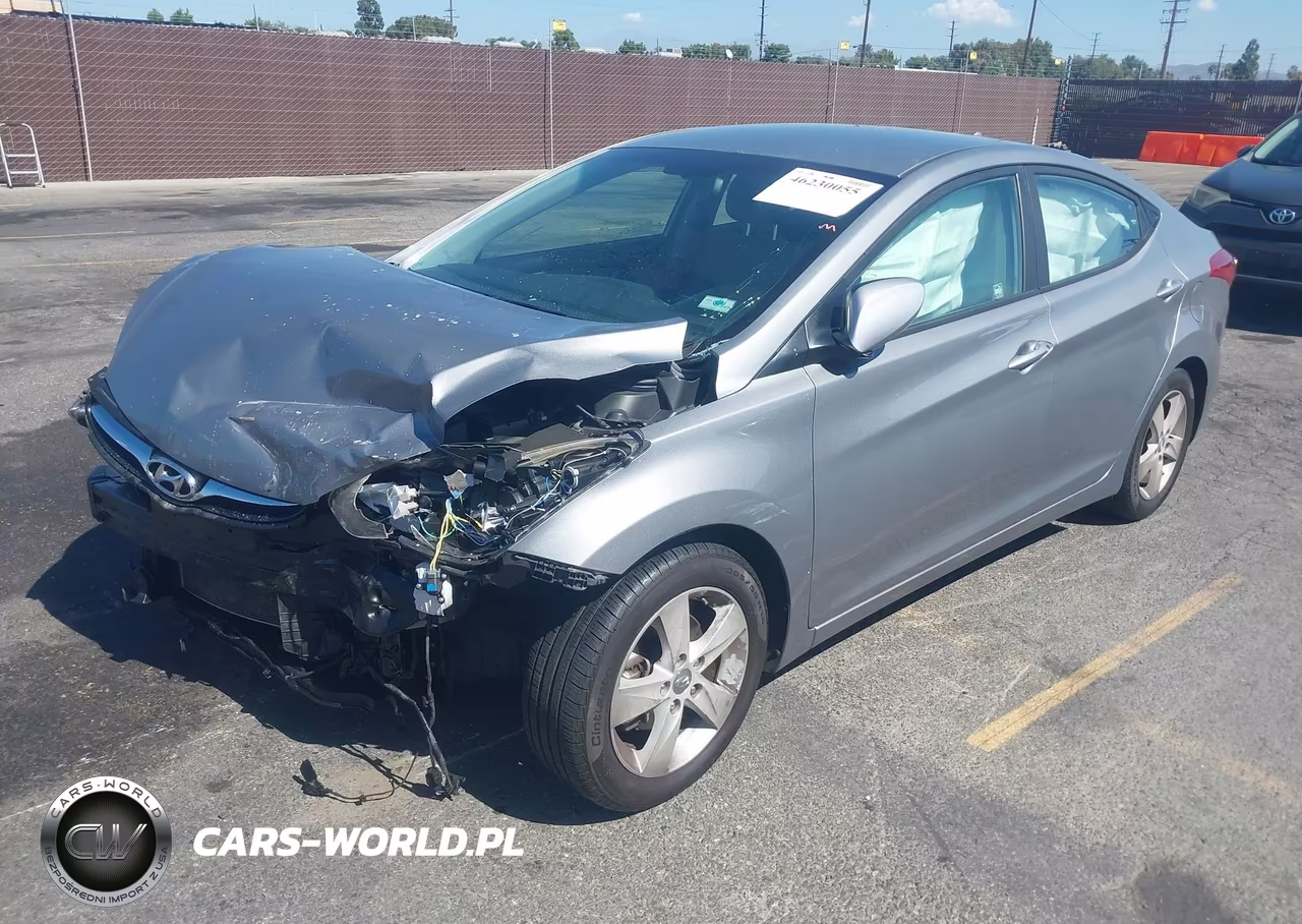 2013 Hyundai Elantra Gls VIN:KMHDH4AE8DU987985 - 2