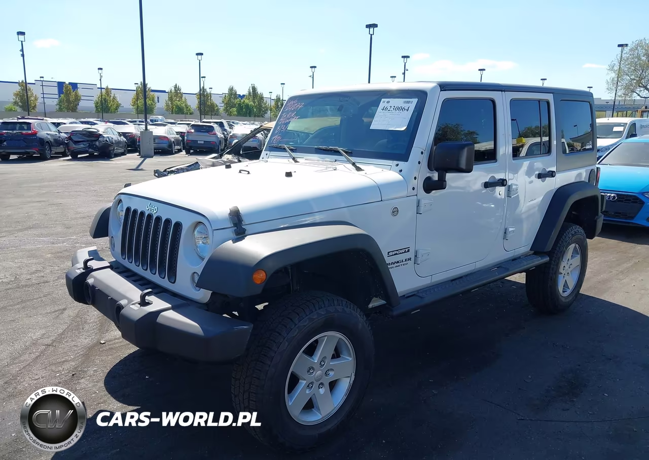 2017 Jeep Wrangler Unlimited Sport 4X4 VIN:1C4BJWDGXHL645880 - 2