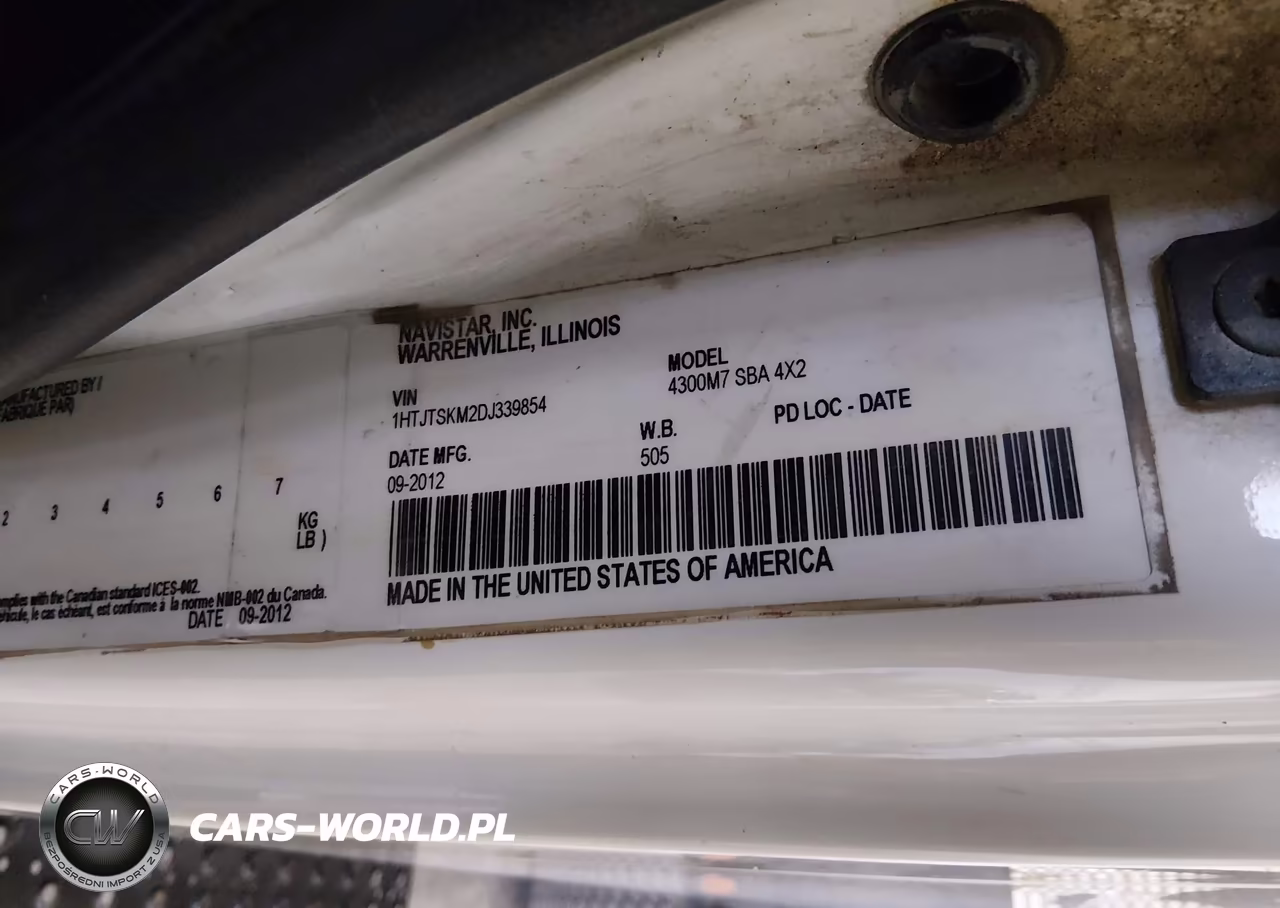 2013 International 4000 4300 VIN:1HTJTSKM2DJ339854 - 8