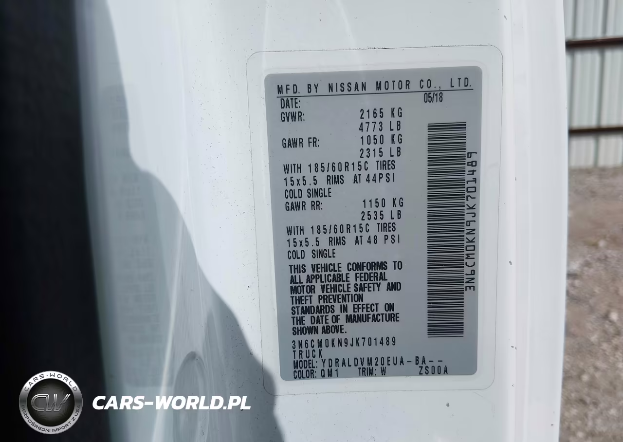2018 Nissan Nv200 S VIN:3N6CM0KN9JK701489 - 9