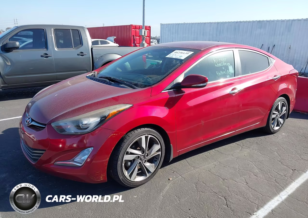 2014 Hyundai Elantra Limited VIN:5NPDH4AE9EH483929 - 2