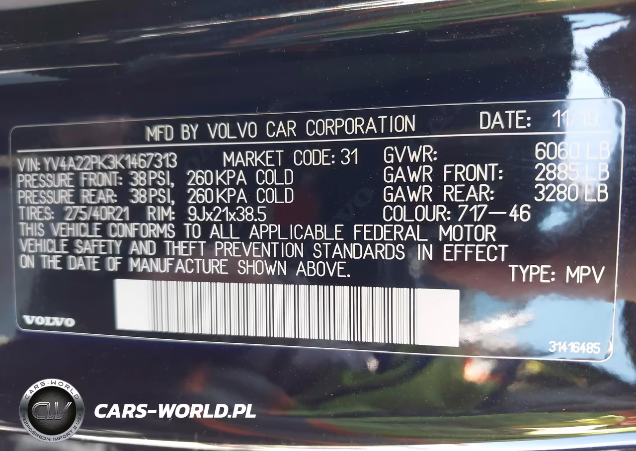 2019 Volvo Xc90 T6 Momentum VIN:YV4A22PK3K1467313 - 9