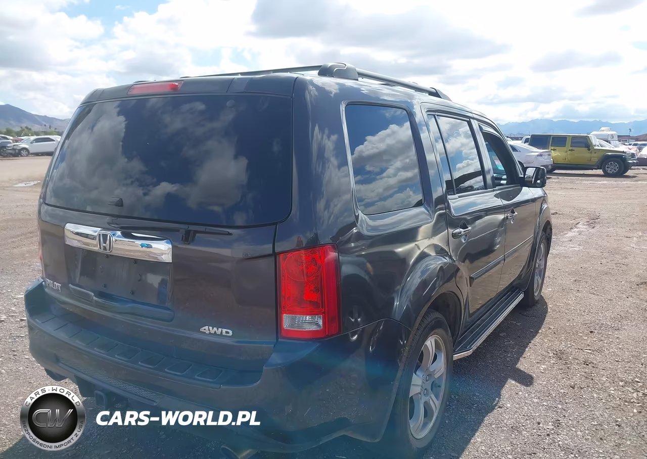 2012 Honda Pilot Ex-L VIN:5FNYF4H53CB024954 - 4