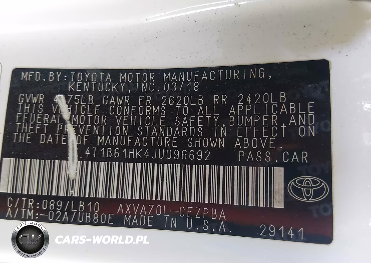 2018 Toyota Camry Xse VIN:4T1B61HK4JU096692 - 9