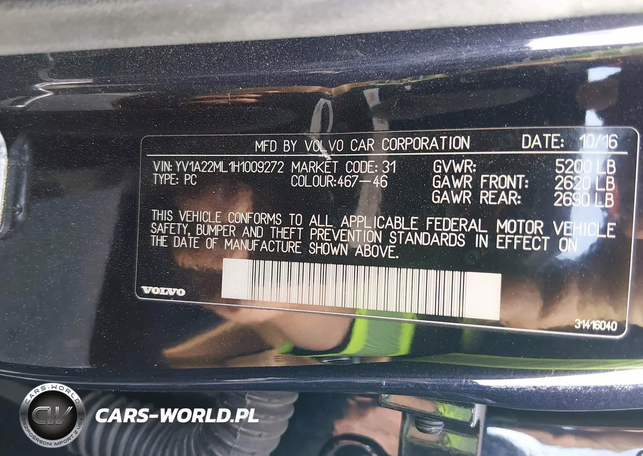 2017 Volvo S90 T6 Inscription VIN:YV1A22ML1H1009272 - 9