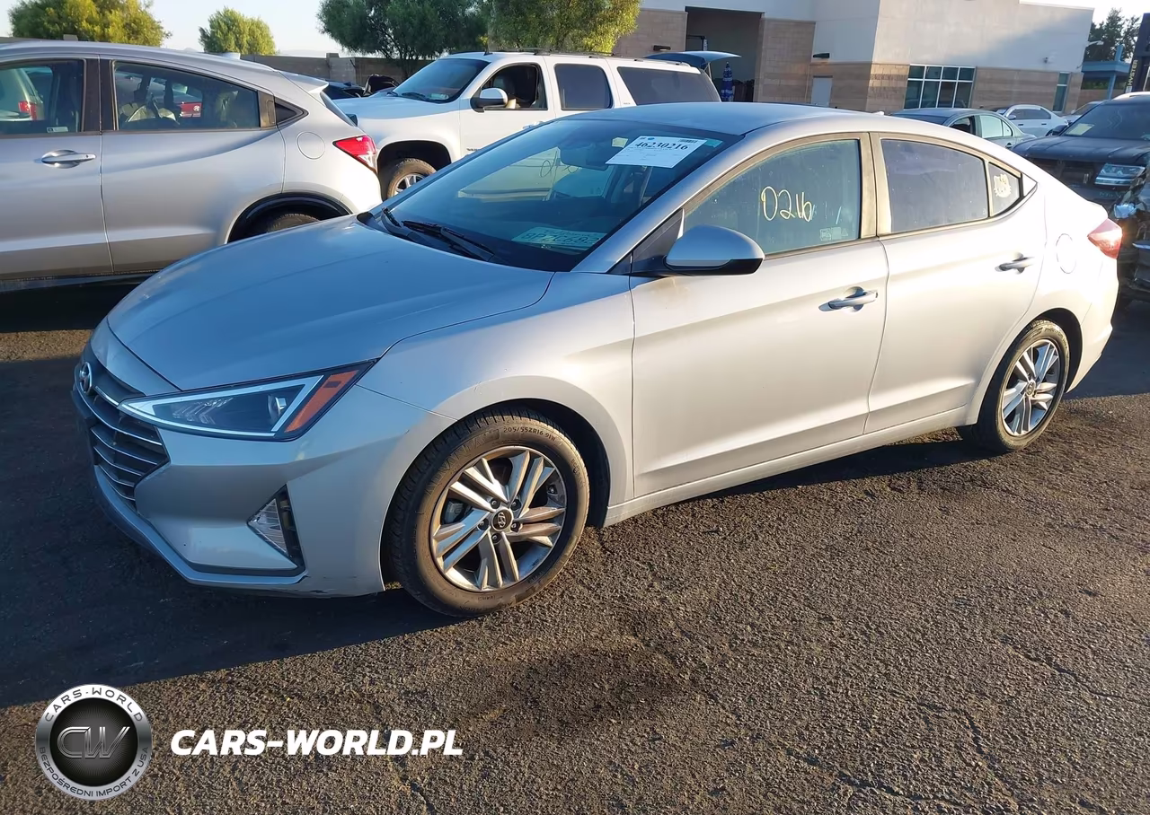 2020 Hyundai Elantra Sel VIN:KMHD84LF9LU072597 - 2