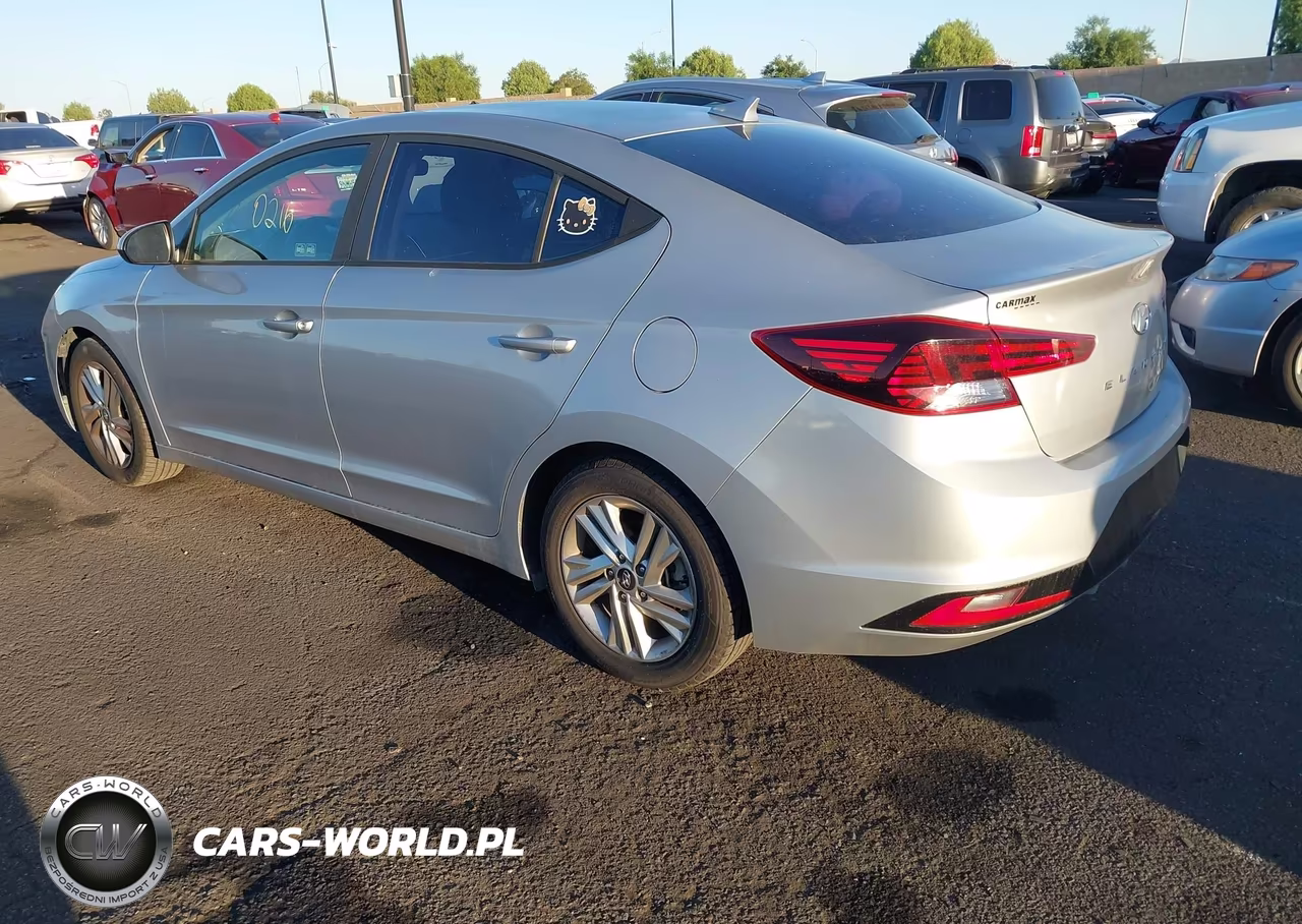 2020 Hyundai Elantra Sel VIN:KMHD84LF9LU072597 - 3