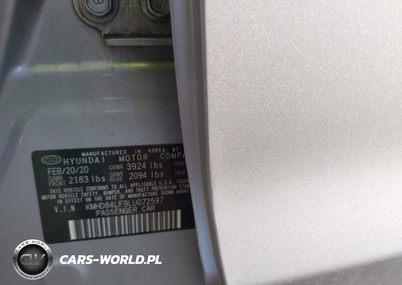 2020 Hyundai Elantra Sel VIN:KMHD84LF9LU072597 - 9