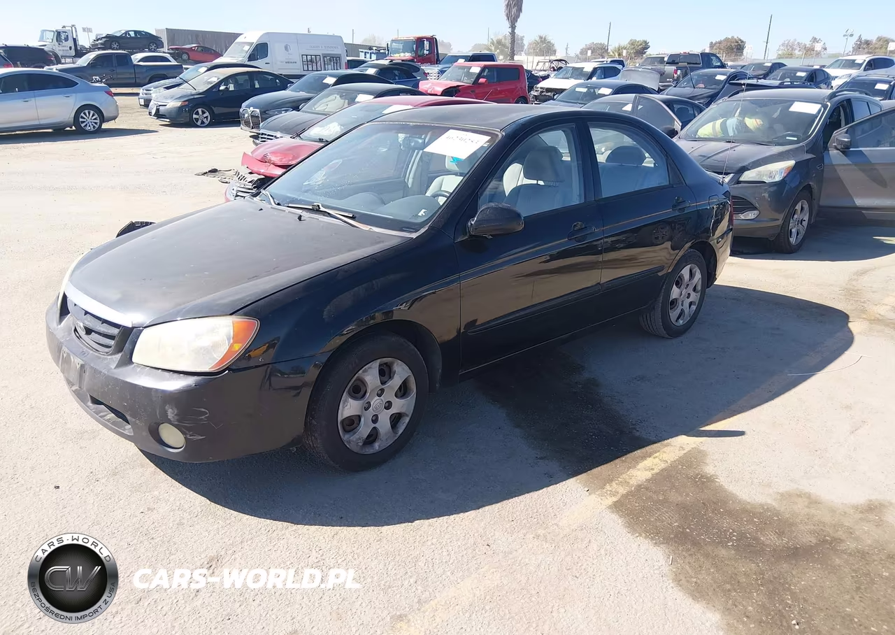 2004 Kia Spectra Ex-Lx VIN:KNAFE122545045523 - 2