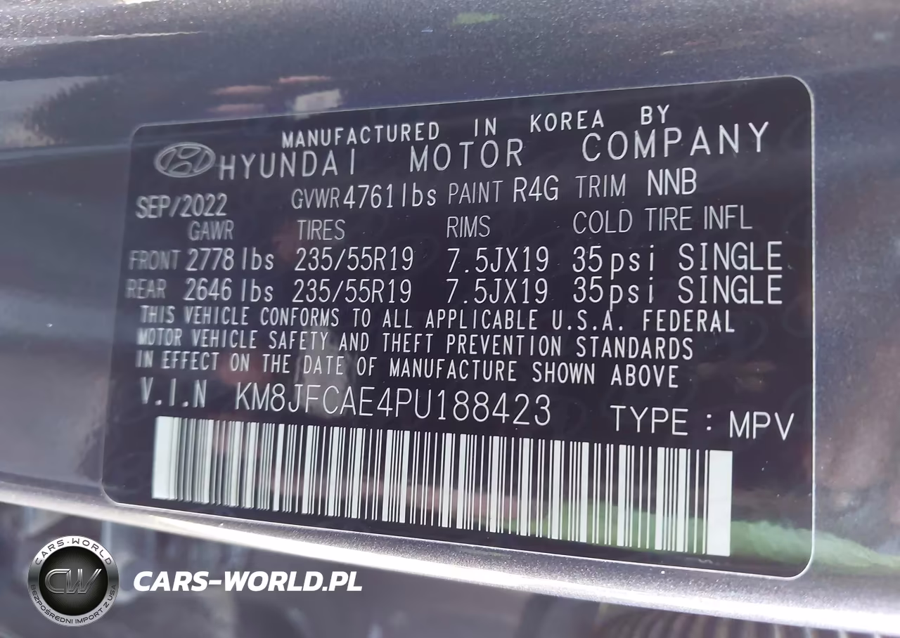 2023 Hyundai Tucson N Line VIN:KM8JFCAE4PU188423 - 9