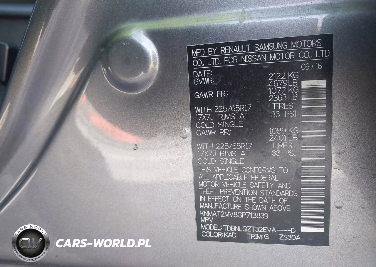 2016 Nissan Rogue Sv VIN:KNMAT2MV8GP713839 - 9