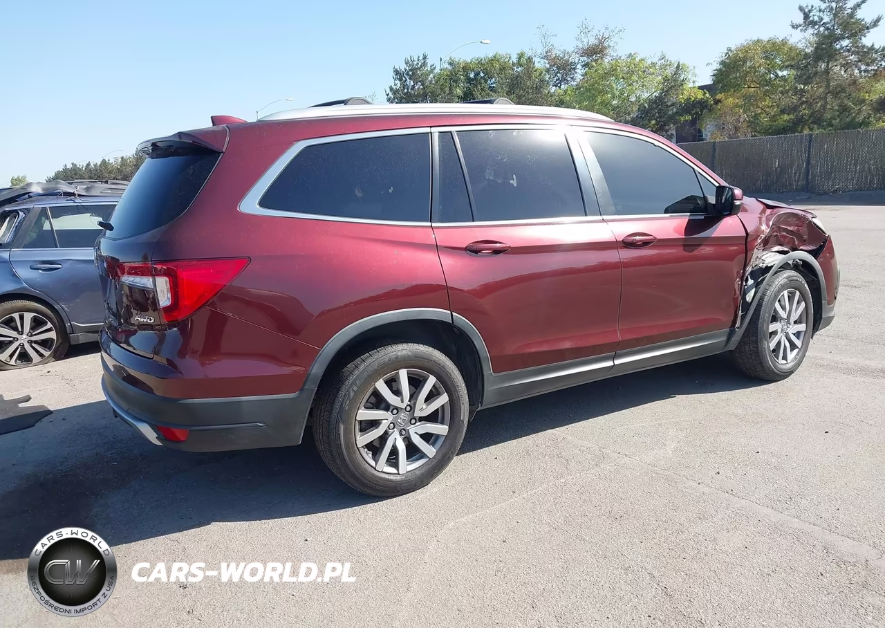2020 Honda Pilot Awd Ex-L W-Navi VIN:5FNYF6H42LB001149 - 4